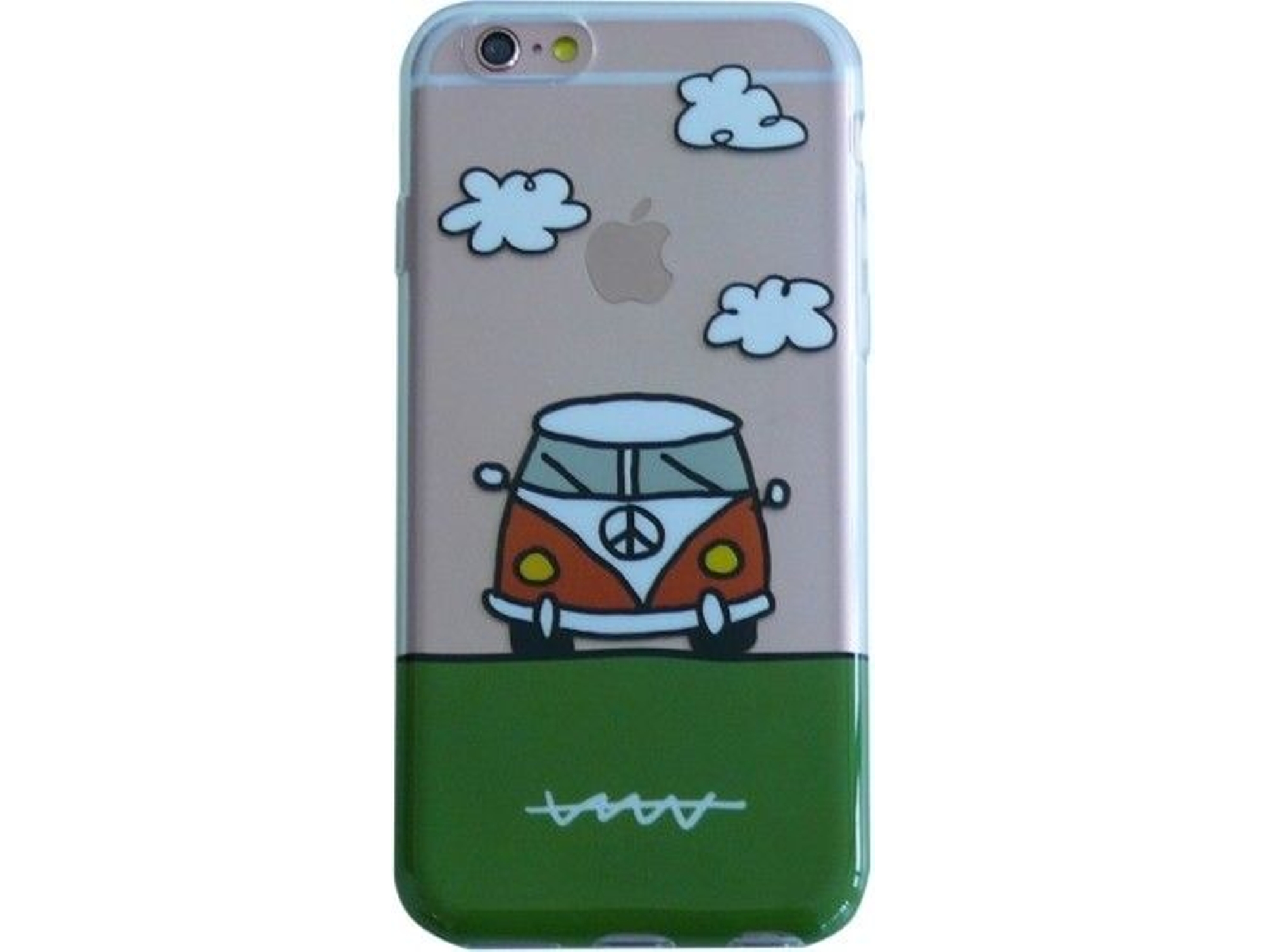 Carcasa iPhone 6, 6s CALLATE LA BOCA Furgoneta Multicolor