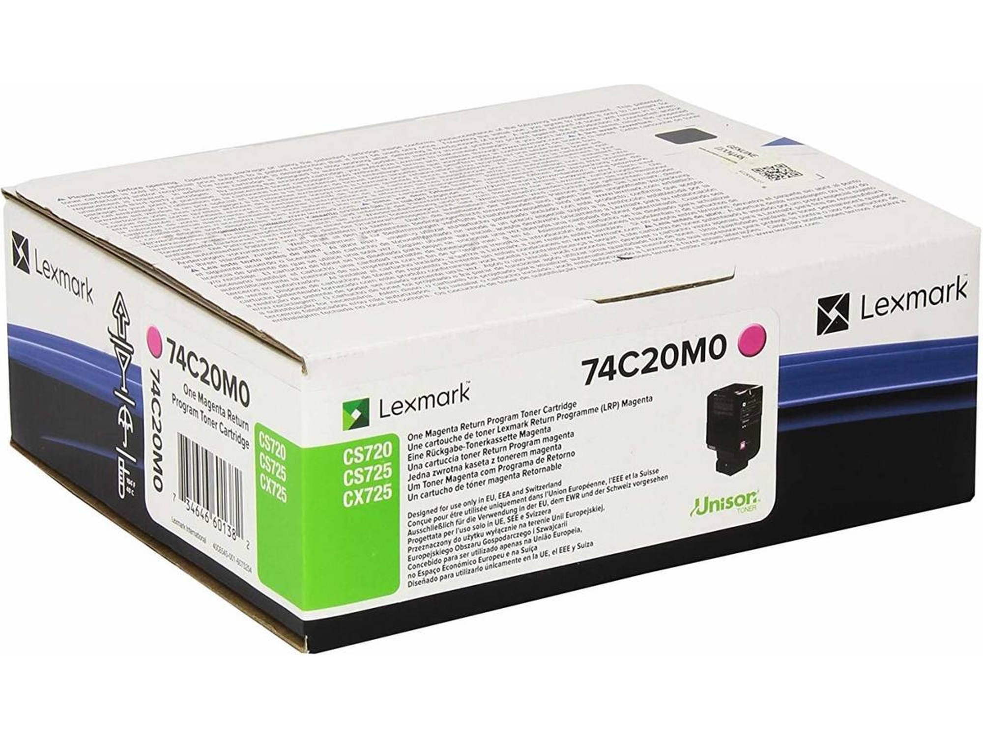 Cartucho de tóner LEXMARK 74C20M0