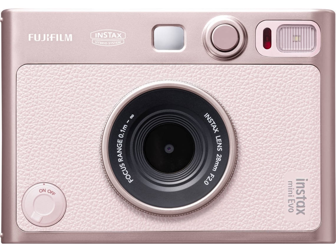 Cámara INSTANTÁNEA Fujifilm Instax Mini Evo (Rosa Claro)