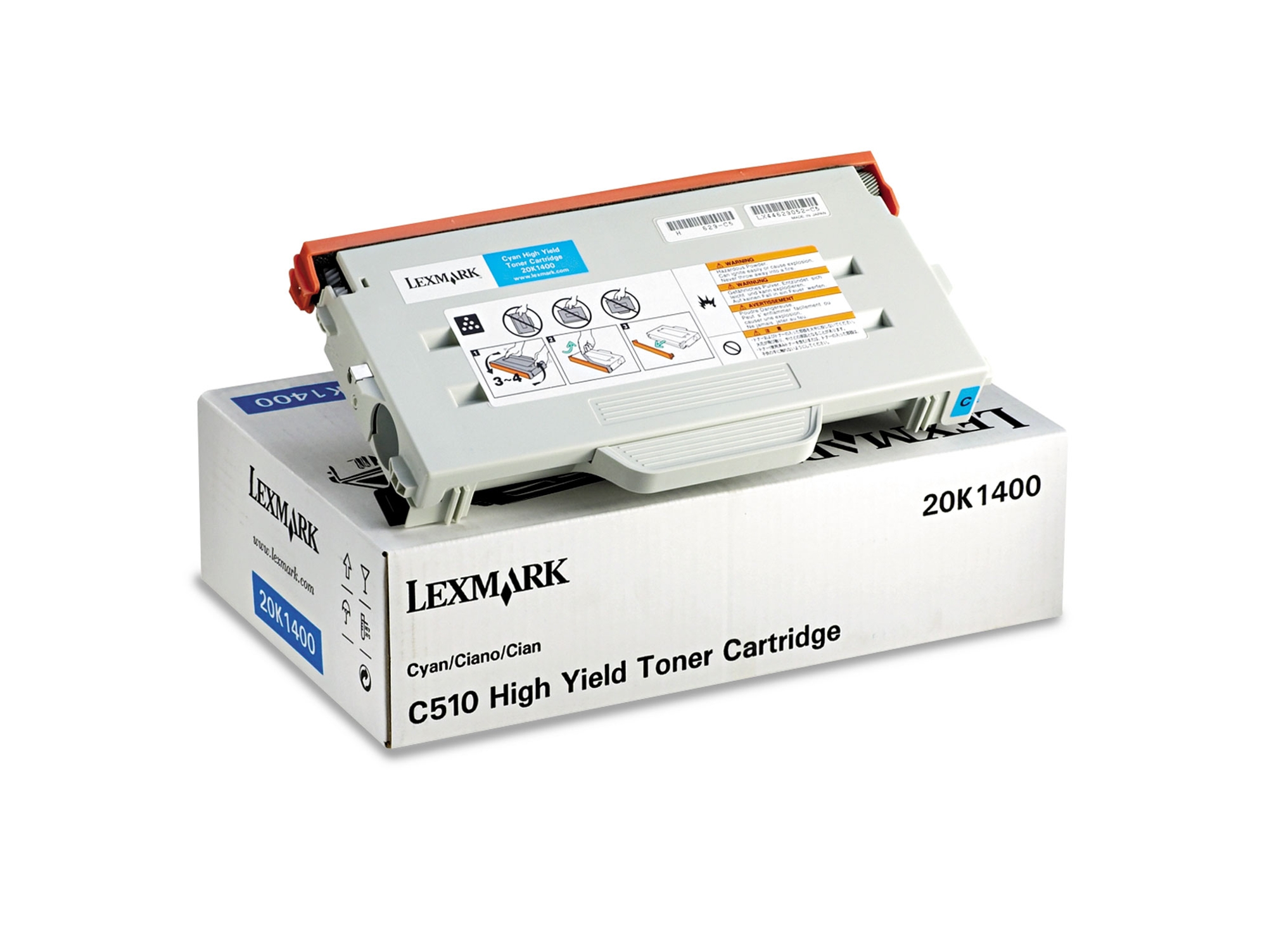 Tóner LEXMARK 20K1400 Cian