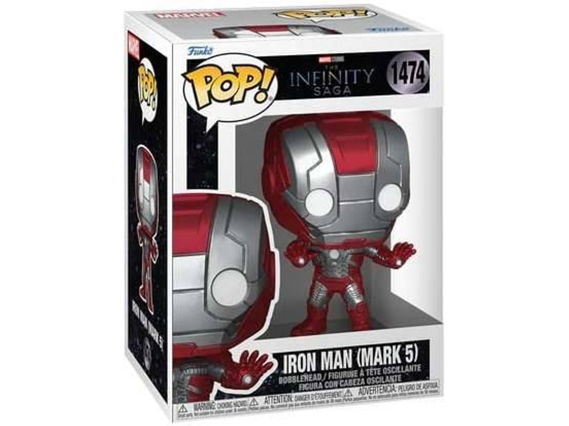 Figura FUNKO Pop! Marvel: The Infinity Saga: Iron Man - Mark 5 (Posible Chase)
