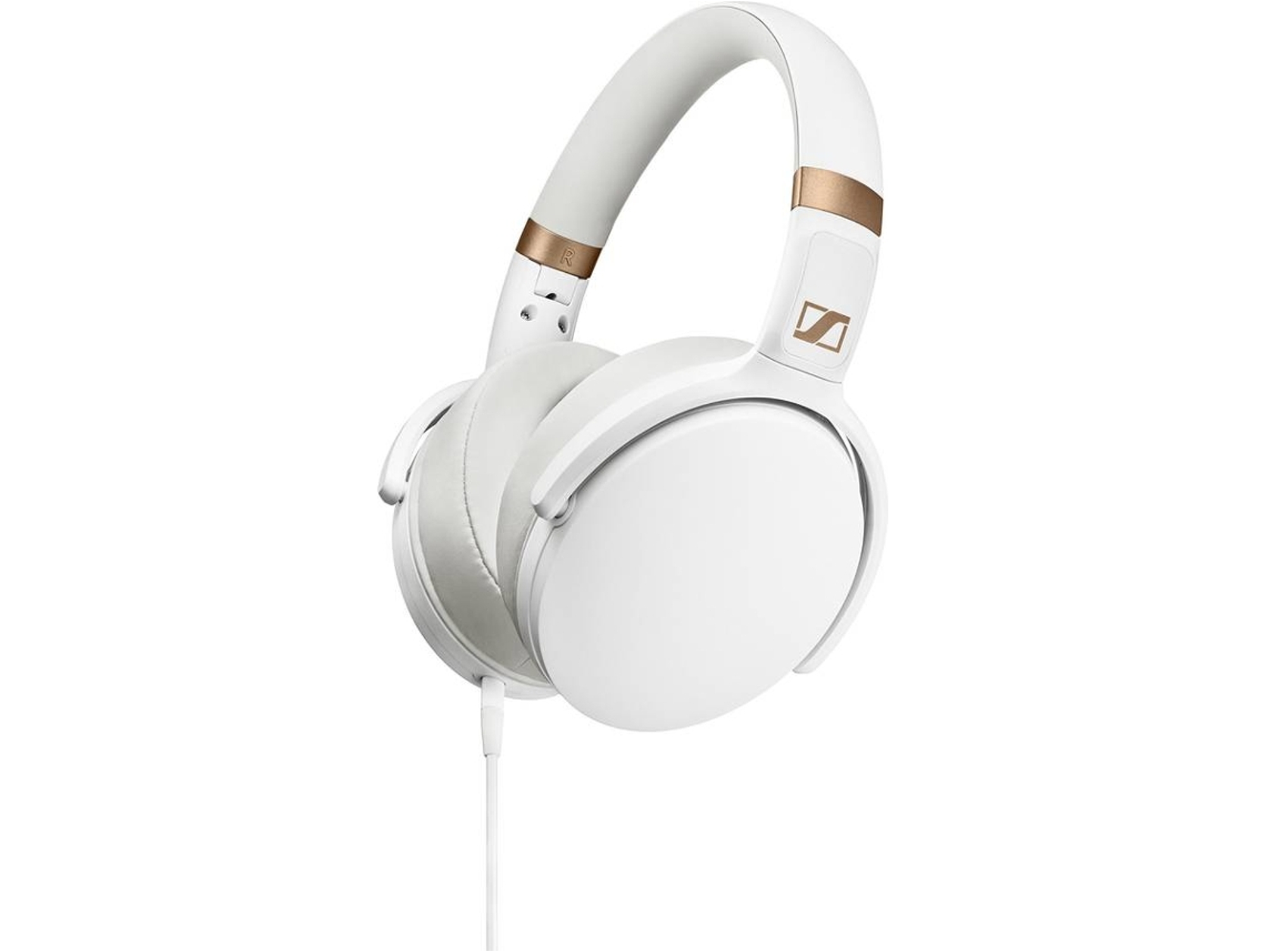 Auriculares con Cable SENNHEISER Hd 4.30 I (Over Ear - Micrófono - Blanco)