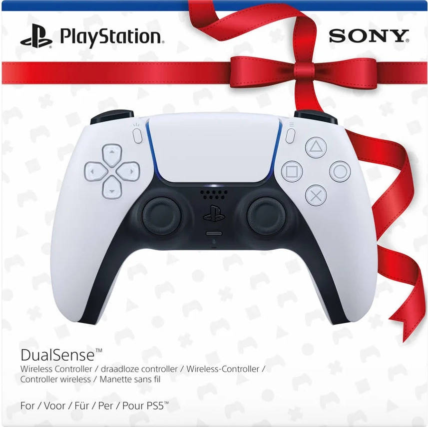 Mando inalámbrico SONY DualSense Xmas Edition (PS5 - Blanco)