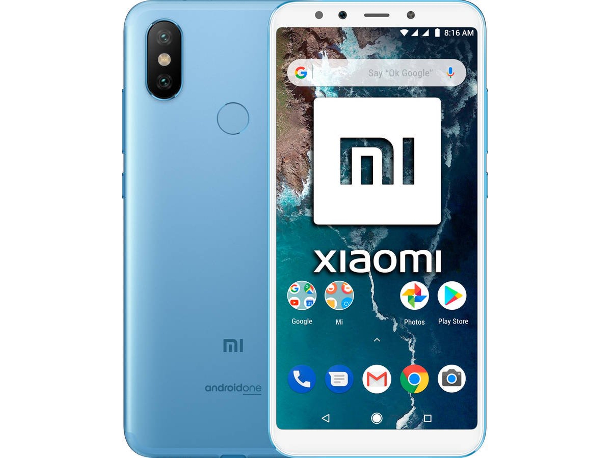 Smartphone XIAOMI Mi A2 (5.9'' - 4 GB - 32 GB - Azul)