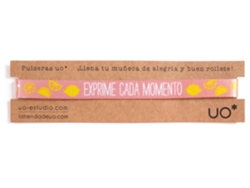 Pulsera 'Exprime cada momento' Rosa Pastel
