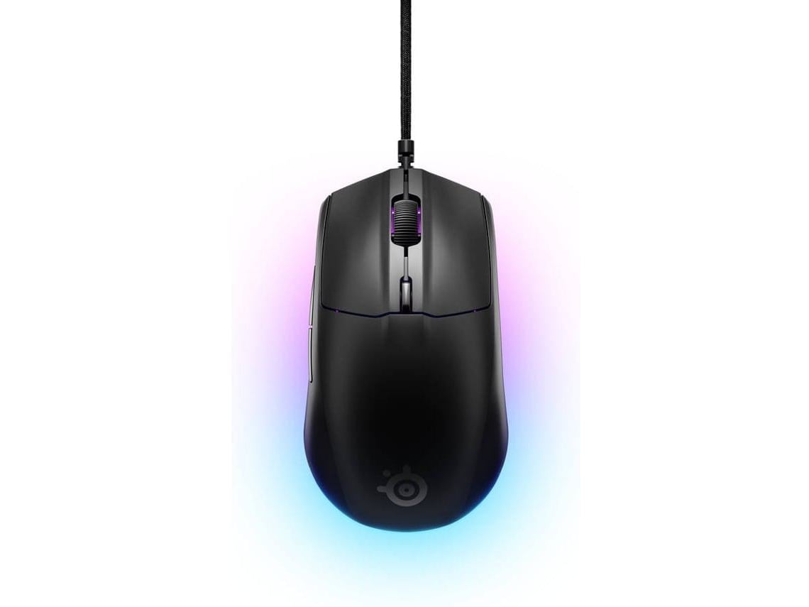 Ratón Gaming STEELSERIES Rival 3 (2ª Generación - Negro)