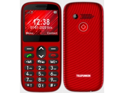 Teléfono Senior TELEFUNKEN S420 (2.31'' - 32 MB - 32 MB - Rojo)