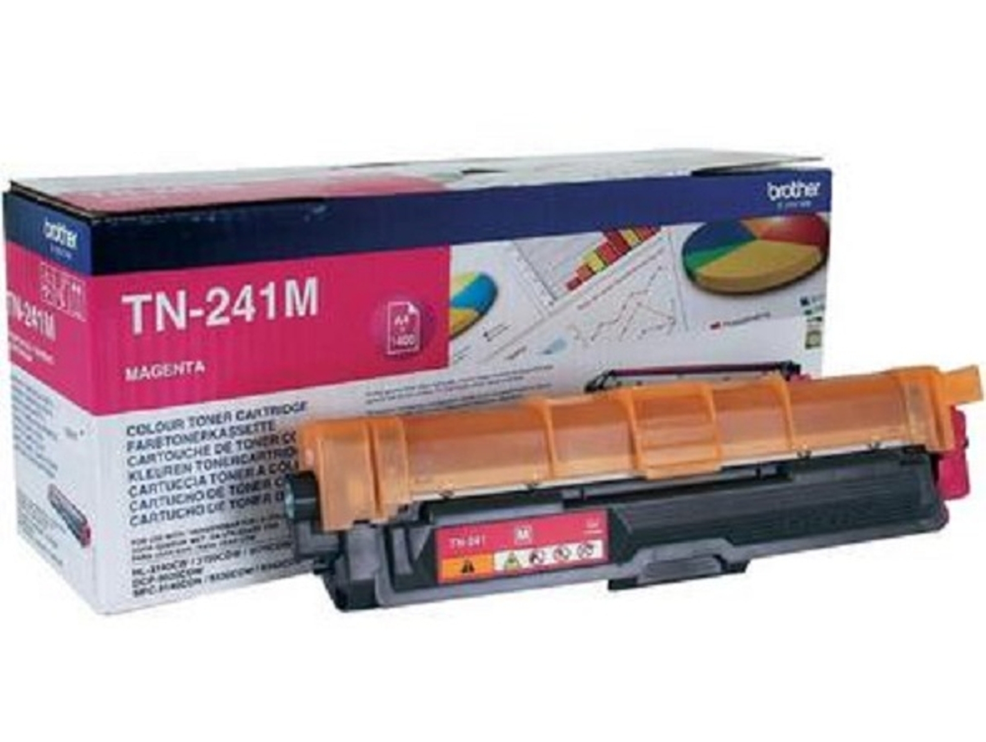 Cartucho de tóner Original BROTHER TN241M Magenta