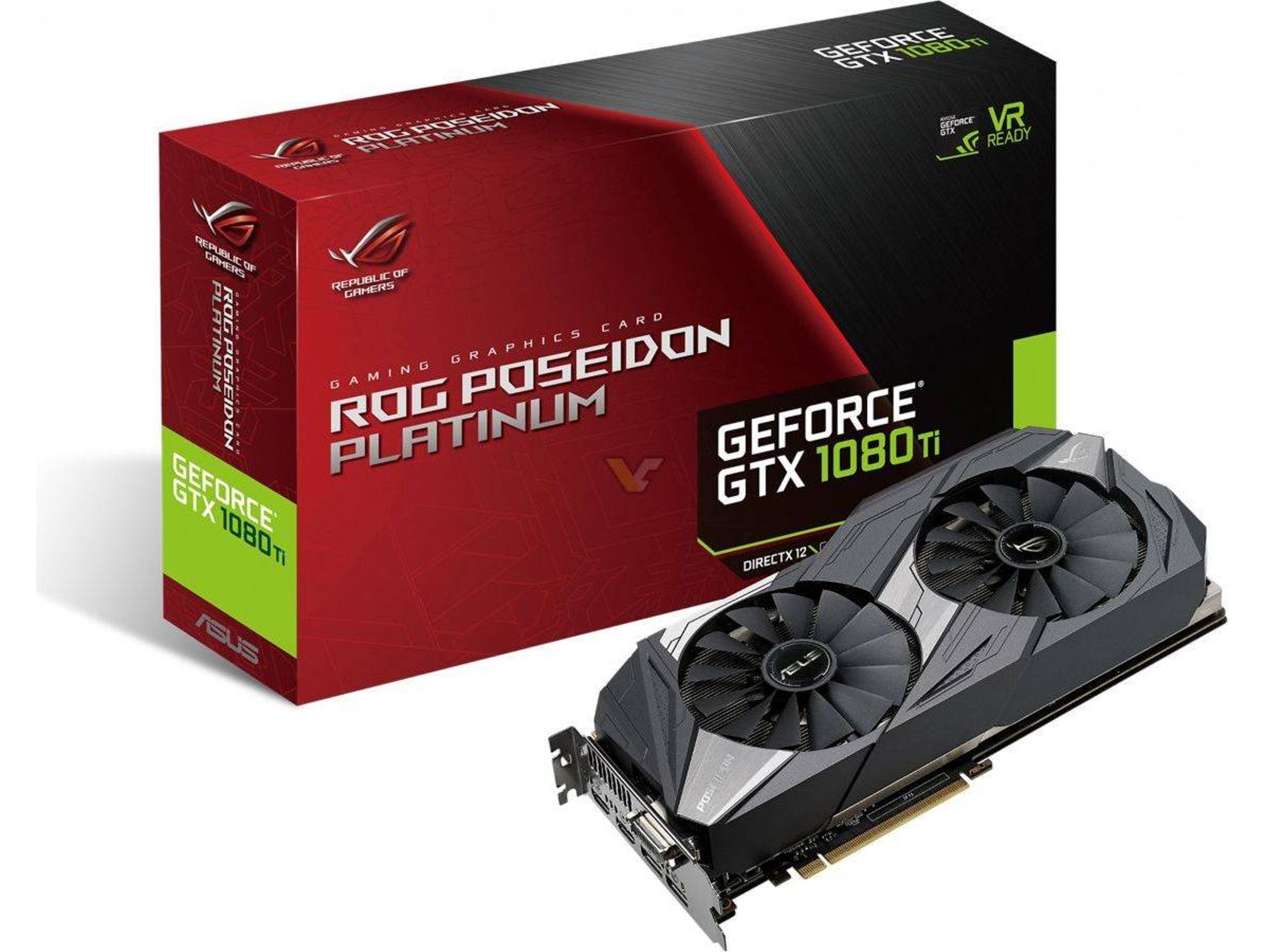 Tarjeta Gráfica nVidia ASUS GeForce GTX1080TI Poseidon 11GB GDDR5X