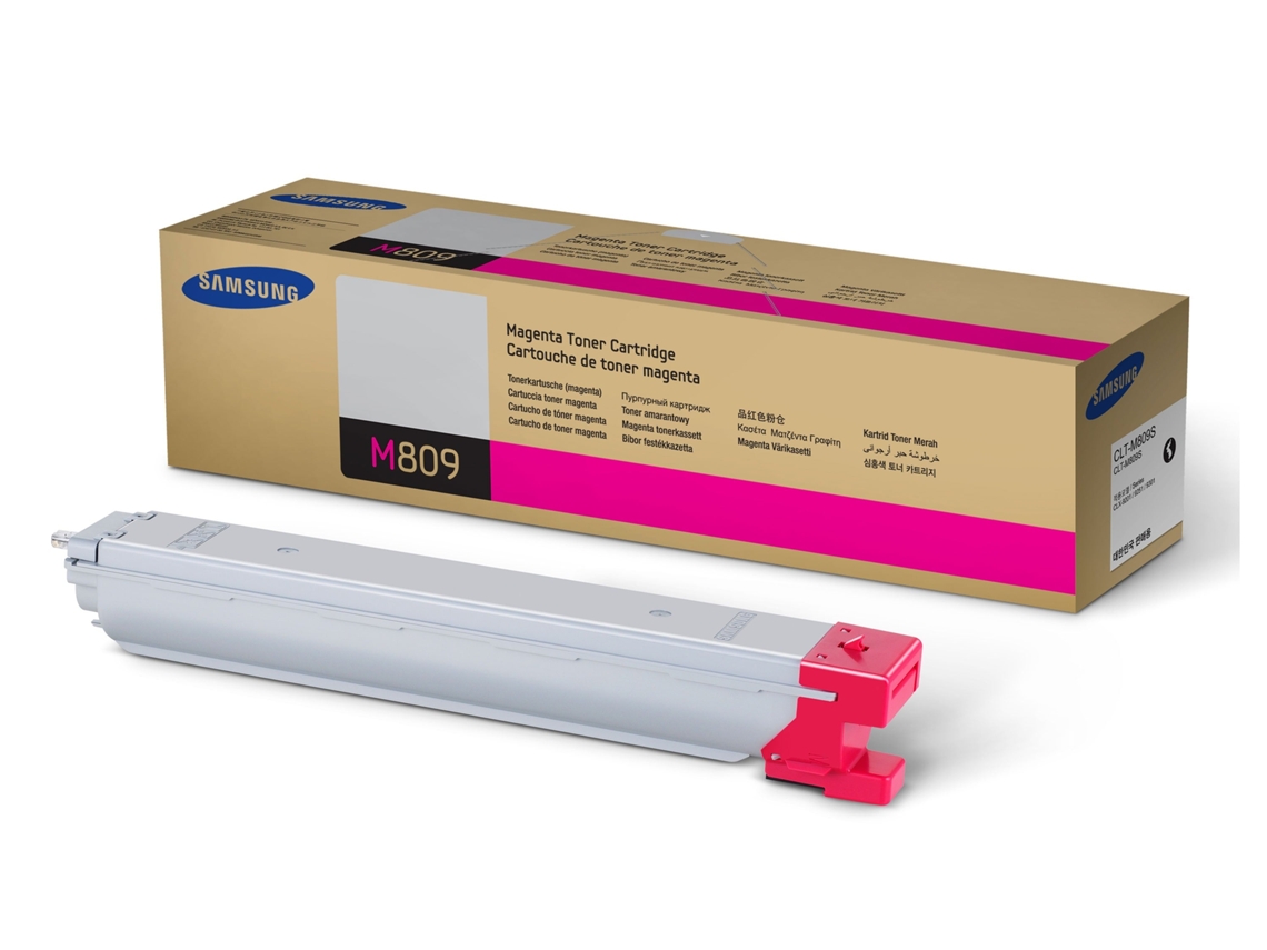 Tóner Magenta Original SAMSUNG CLT-M809S Magenta compatible con CLX-9201NA/CLX-9251NA/CLX-9301NA