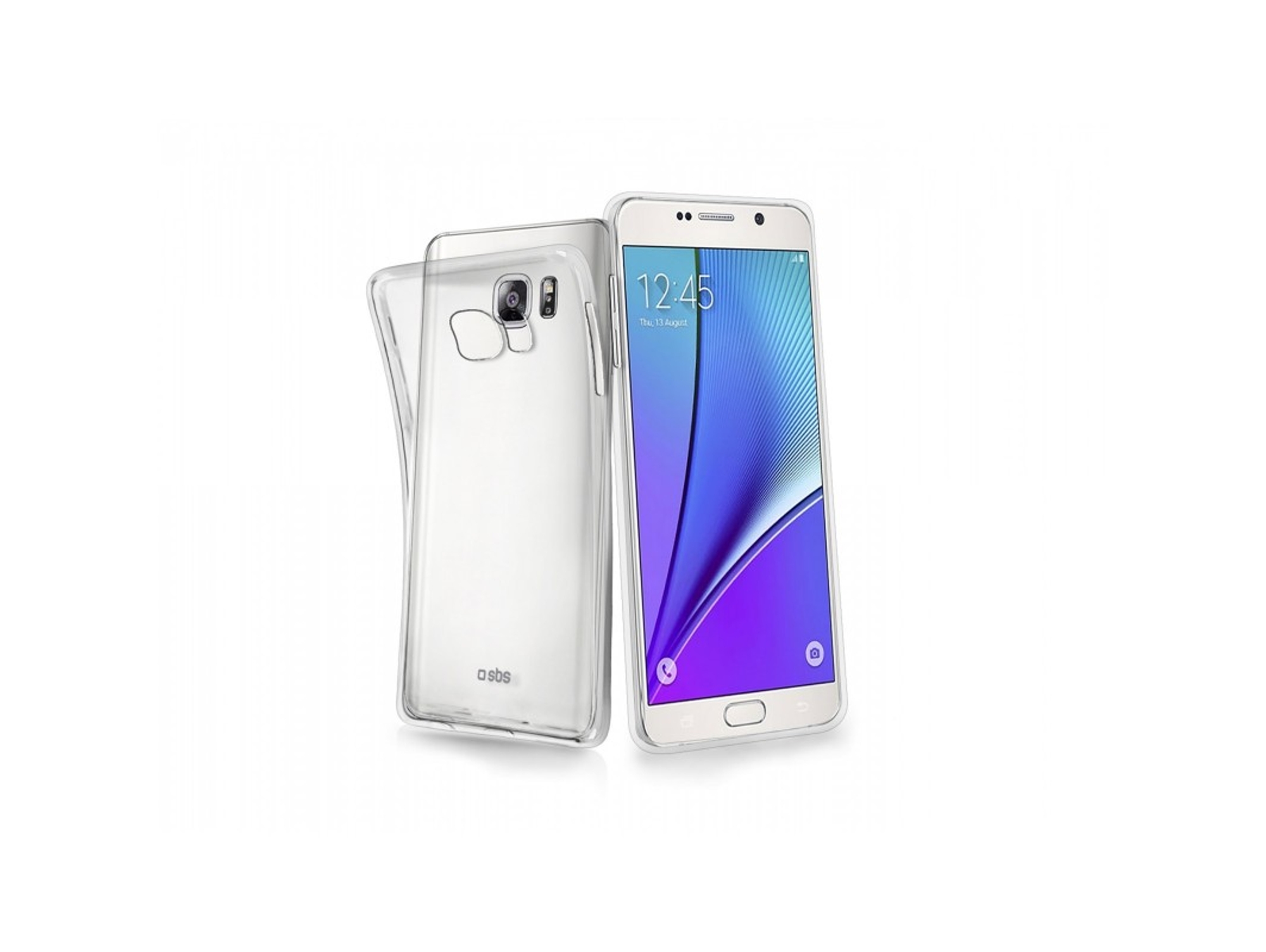 Carcasa y Protector de Pantalla Samsung Galaxy Note 5 SBS Aero Transparente