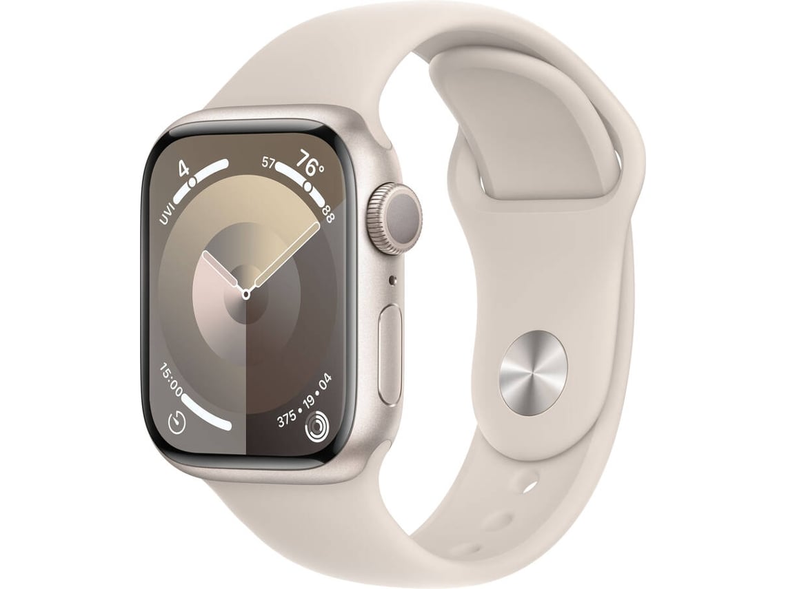 APPLE Watch Series GPS 45 mm Blanco Estrella con Correa Deportiva Blanco  Estrella (Talla: M/L) Worten Canarias