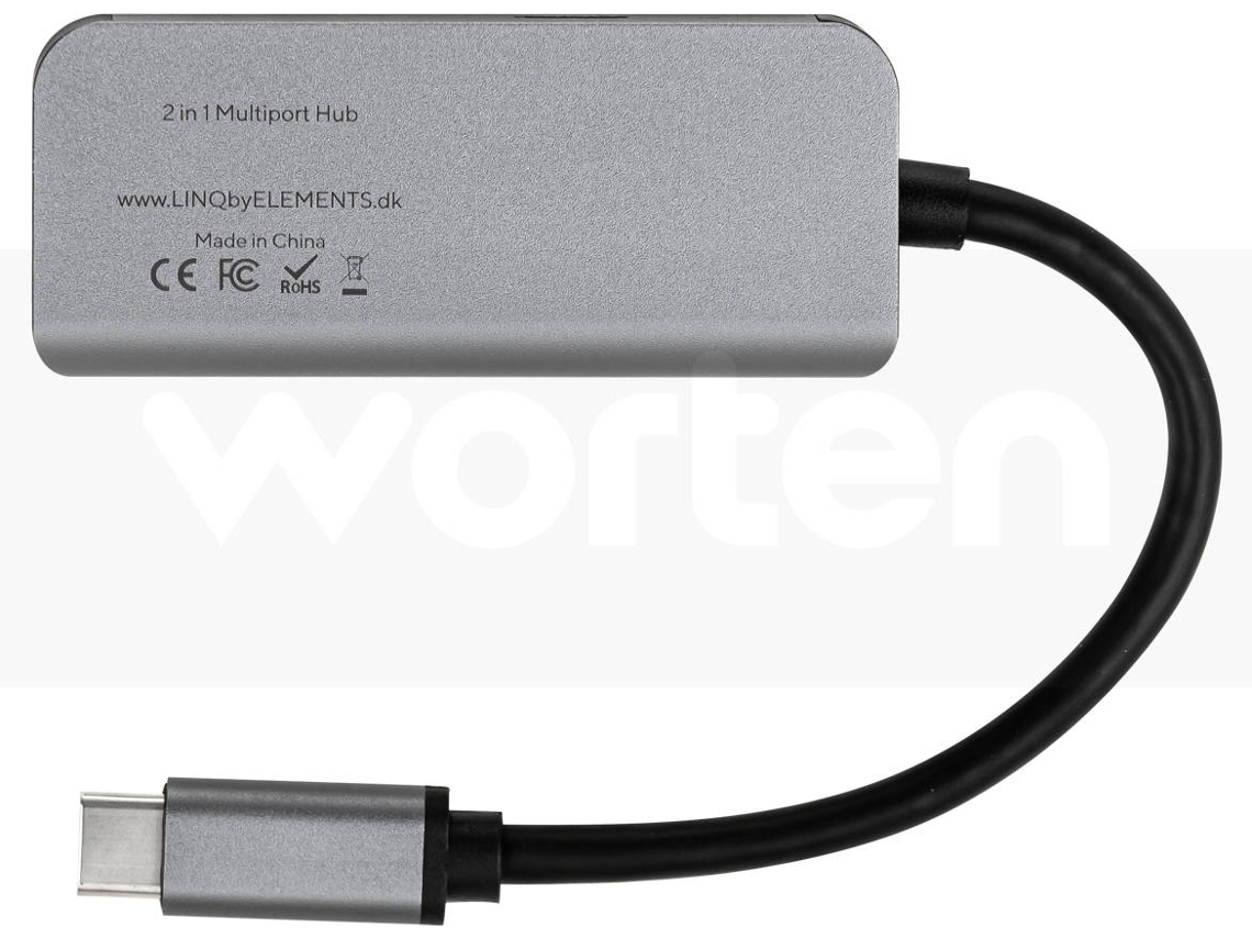 Linq 2en1 Hub USB-C a HDMI