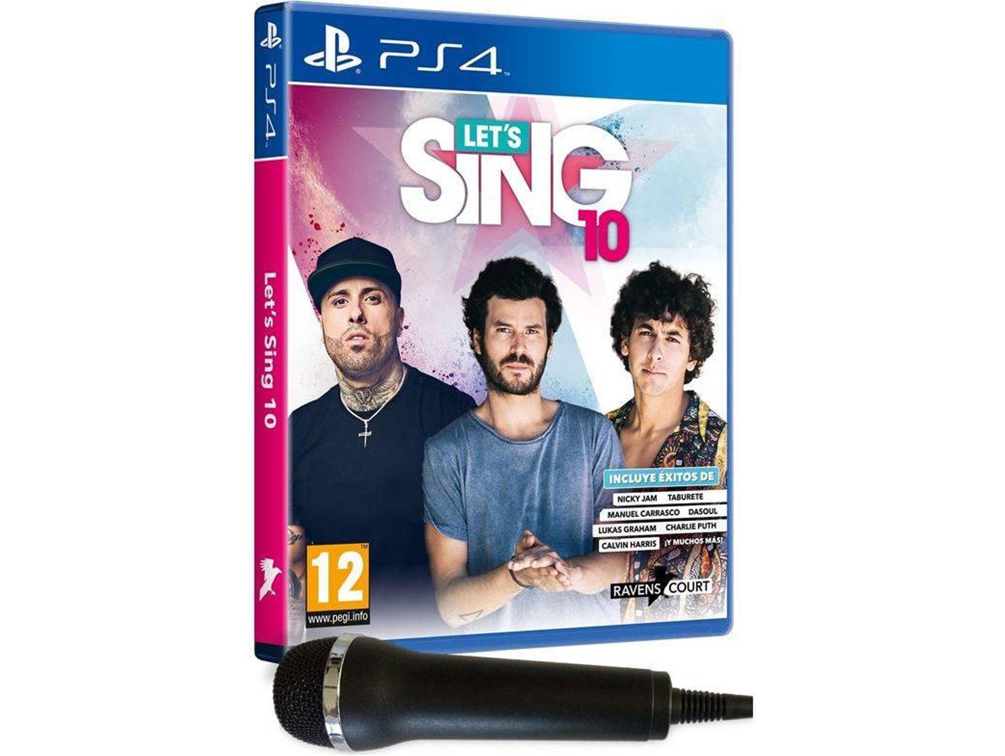 Juego PS4 Lets Sing 10 + 2 Micros