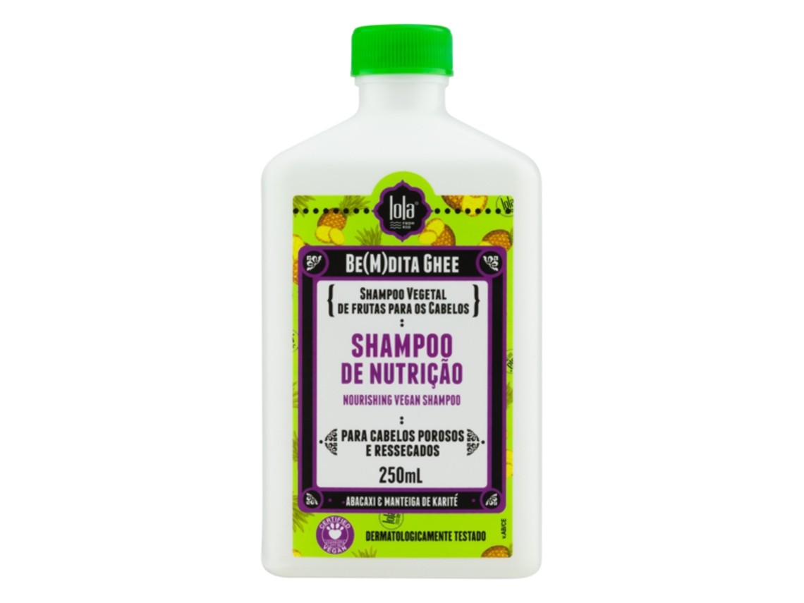 Champú LOLA COSMETICS Nutrición Be(m)dita Ghee Piña y Mantequilla de Bacuri (250 ml)