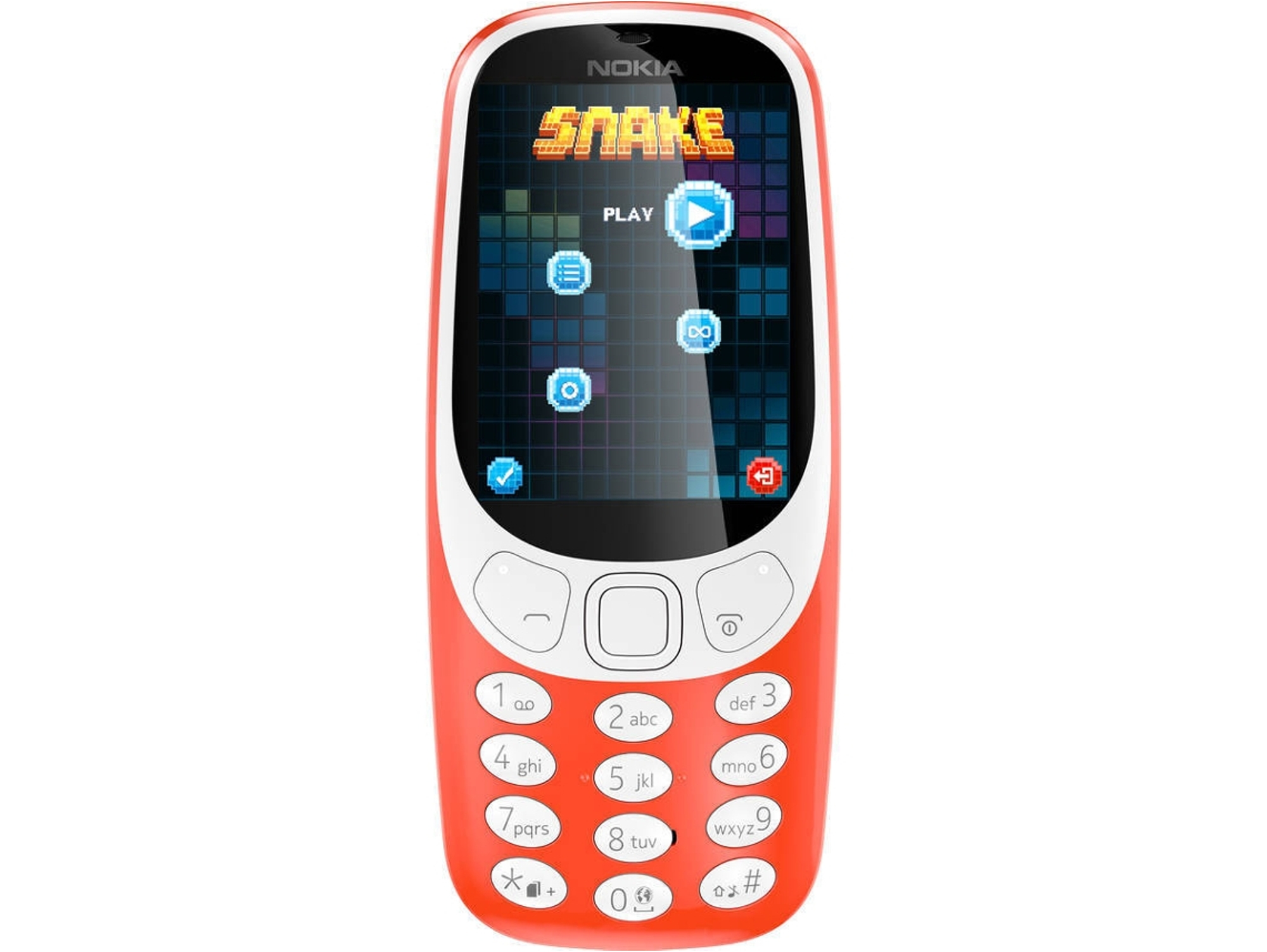 Smartphone NOKIA 3310 (2.4'' - 2G - Rojo)