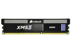 Memoria RAM DDR3 CORSAIR CMX4GX3M1A1600C9 (1 x 4 GB - 1600 MHz - CL 9 - Negro)