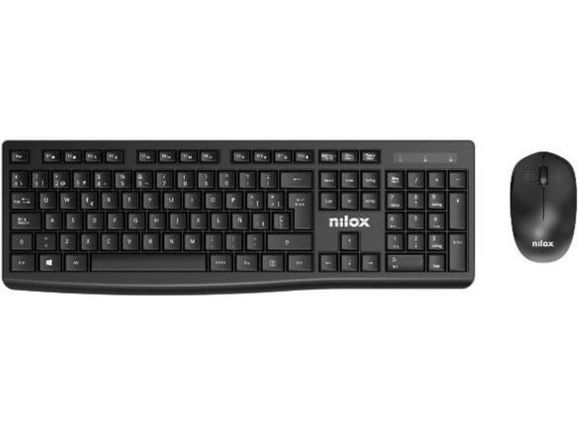 Teclado y Ratón NILOX Wireless NXKMWE012 (ES)
