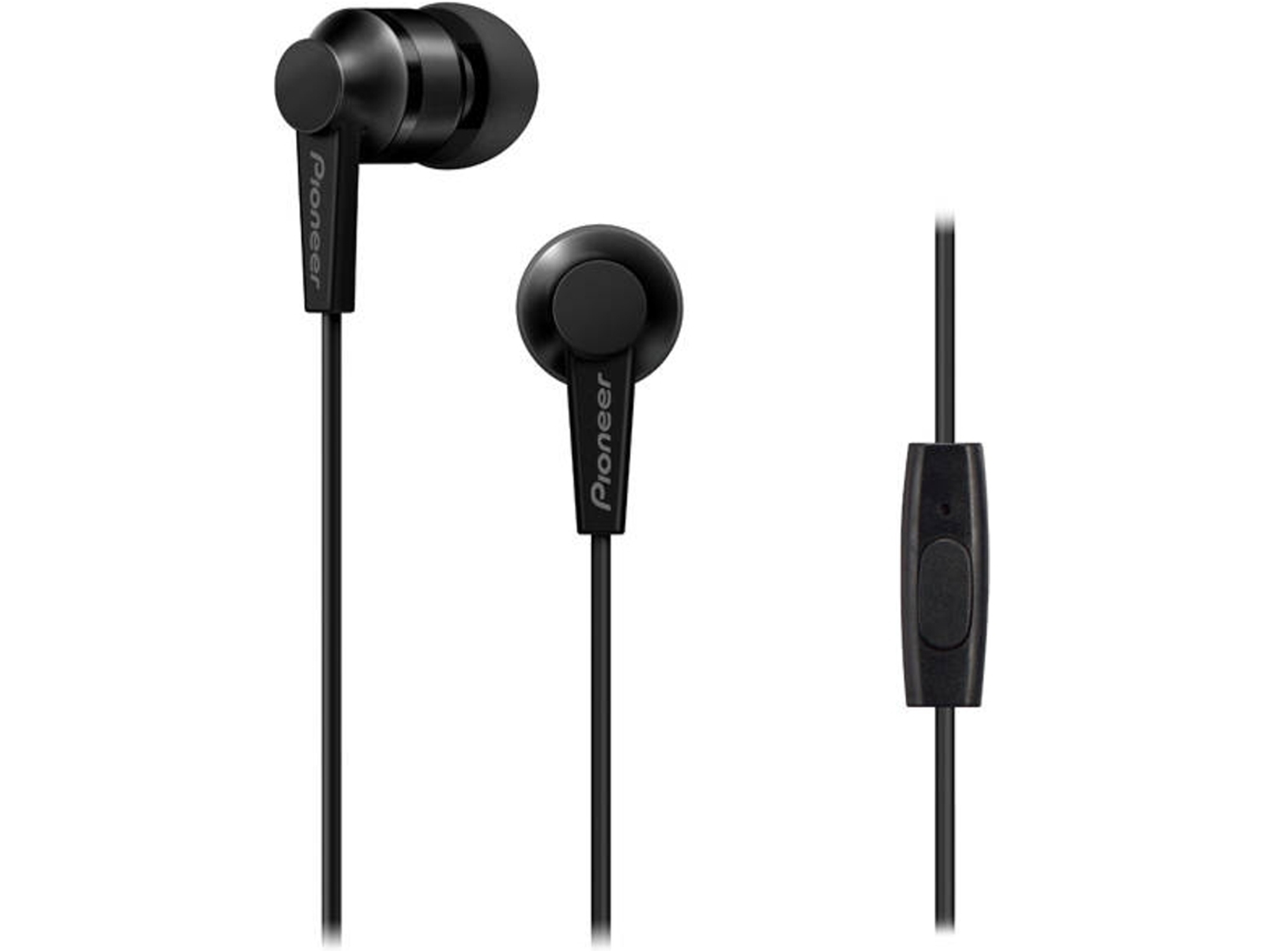 Auriculares con Cable PIONEER Se-C3T (In Ear - Micrófono - Negro)
