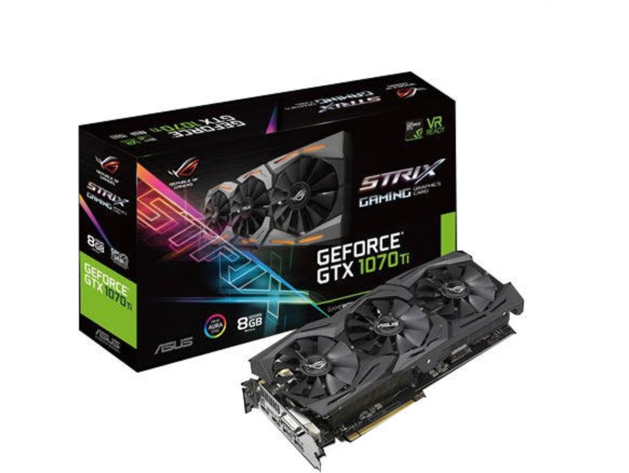 Tarjeta Gráfica ASUS GTX1070TI 8GB Gaming