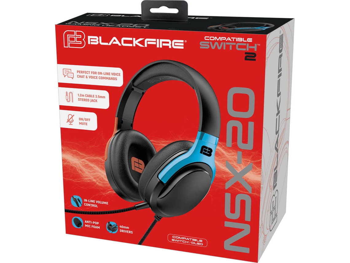 Auriculares BLACKFIRE Nintendo Switch 2 Nsx-20