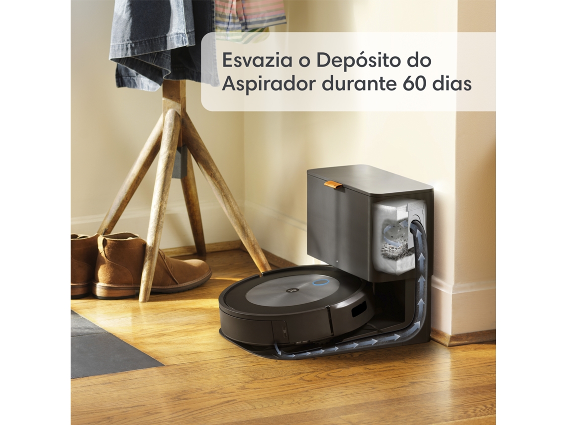 Aspirador Robot IROBOT Roomba Combo J5 MAX 2 en 1 Gris Worten Canarias
