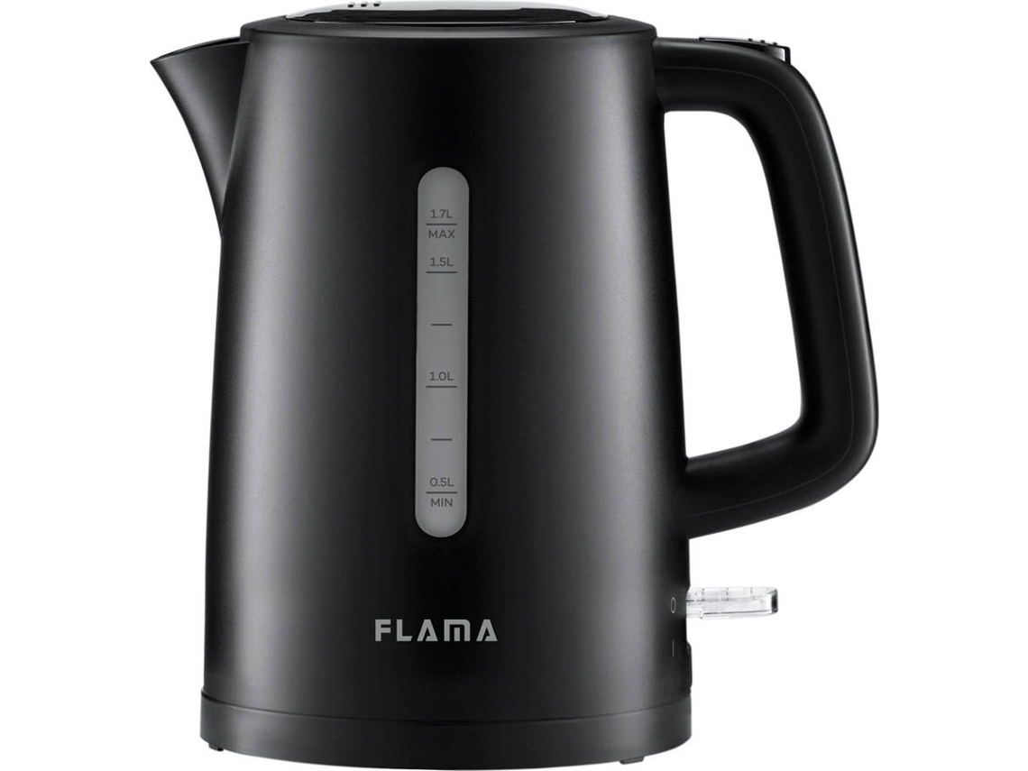 Hervidor Eléctrico FLAMA 729FL (2200 W - 1,7L - Negro Mate)
