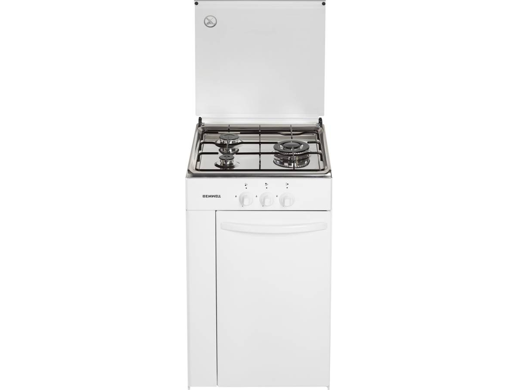 Cocina EMWELL HPB-3 F.G. LUX (No aplicable L - Gas Butano-propano - Blanco)