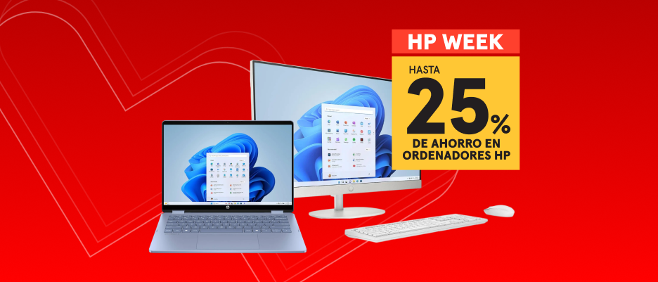 HP WEEK - Hasta 25% de ahorro en portátiles, sobremesas, impresoras y mucho más