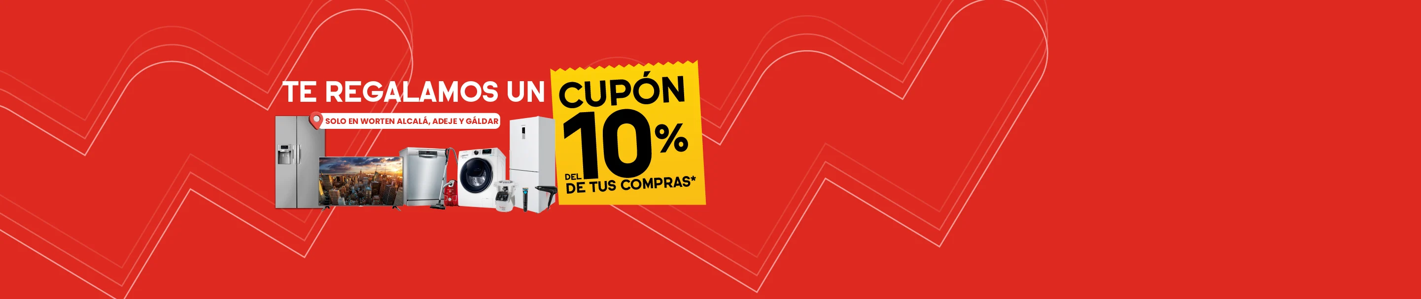 Consigue el 10% de tus compras solo en Worten Adeje, Alcalá y Gáldar