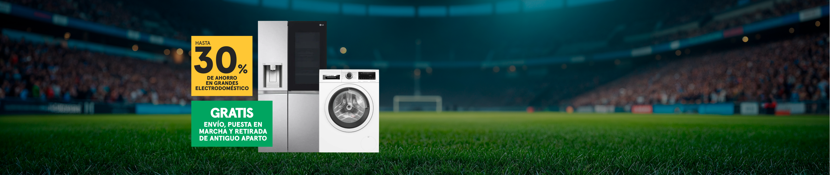 Hasta 30% de ahorro en gran electrodoméstico