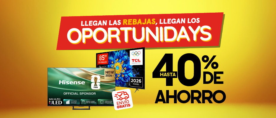 Oportunidays - Hasta 40% de ahorro en televisores