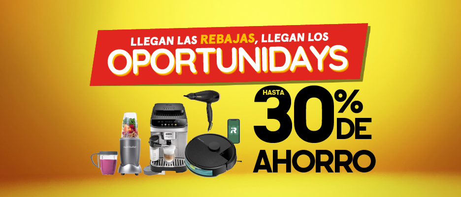 Oportunidays - Hasta 30% de ahorro en cafeteras, nutrición, cuidado personal y aspiración