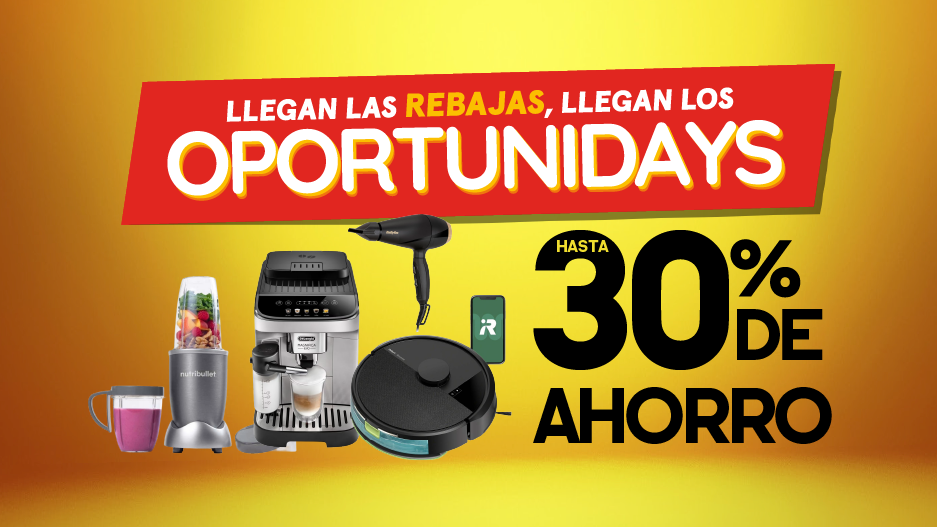 Oportunidays - Hasta 30% de ahorro en cafeteras, nutrición, cuidado personal y aspiración