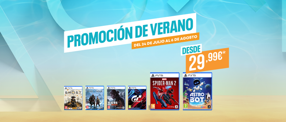 Summer sales - Precios especiales en juegos PS5