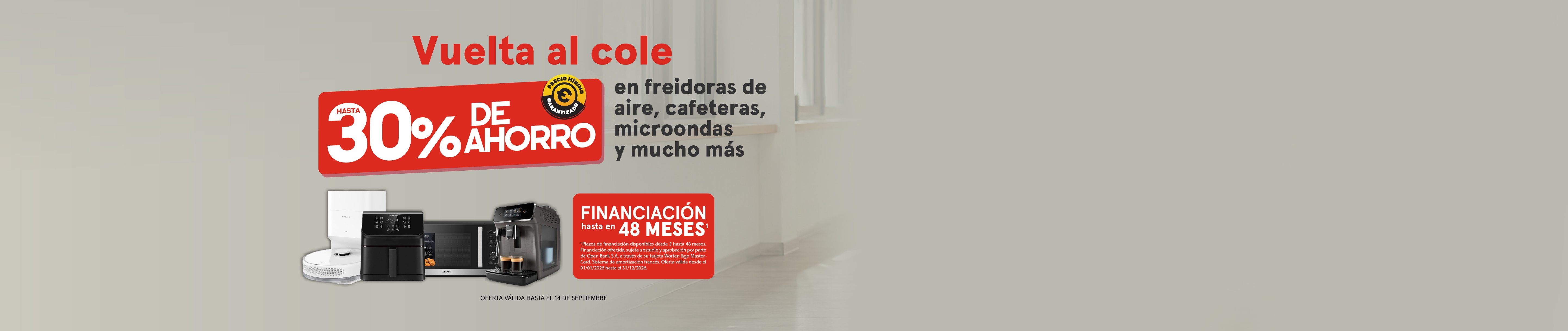 Hasta un 30% de ahorro en pequeño electrodoméstico