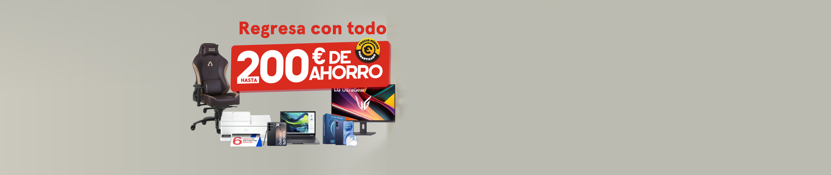 Vuelta a la Universidad - Hasta 200€ de ahorro en miles de productos
