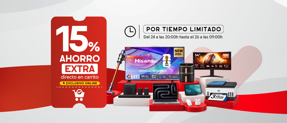 -15% de ahorro extra directo en carrito